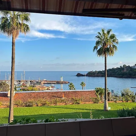 Appartement Avec Vue Mer Et Piscine Théoule-sur-Mer Exterior foto